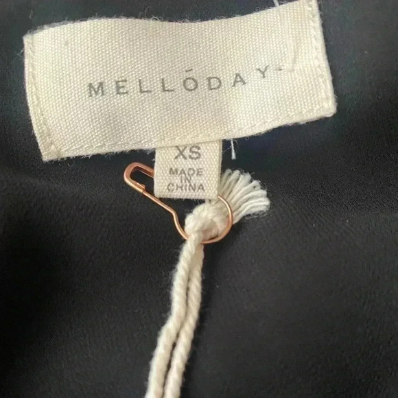 🆕 Melloday Chiffon Tier Tunic Top XS🆕 - Picture 7 of 10